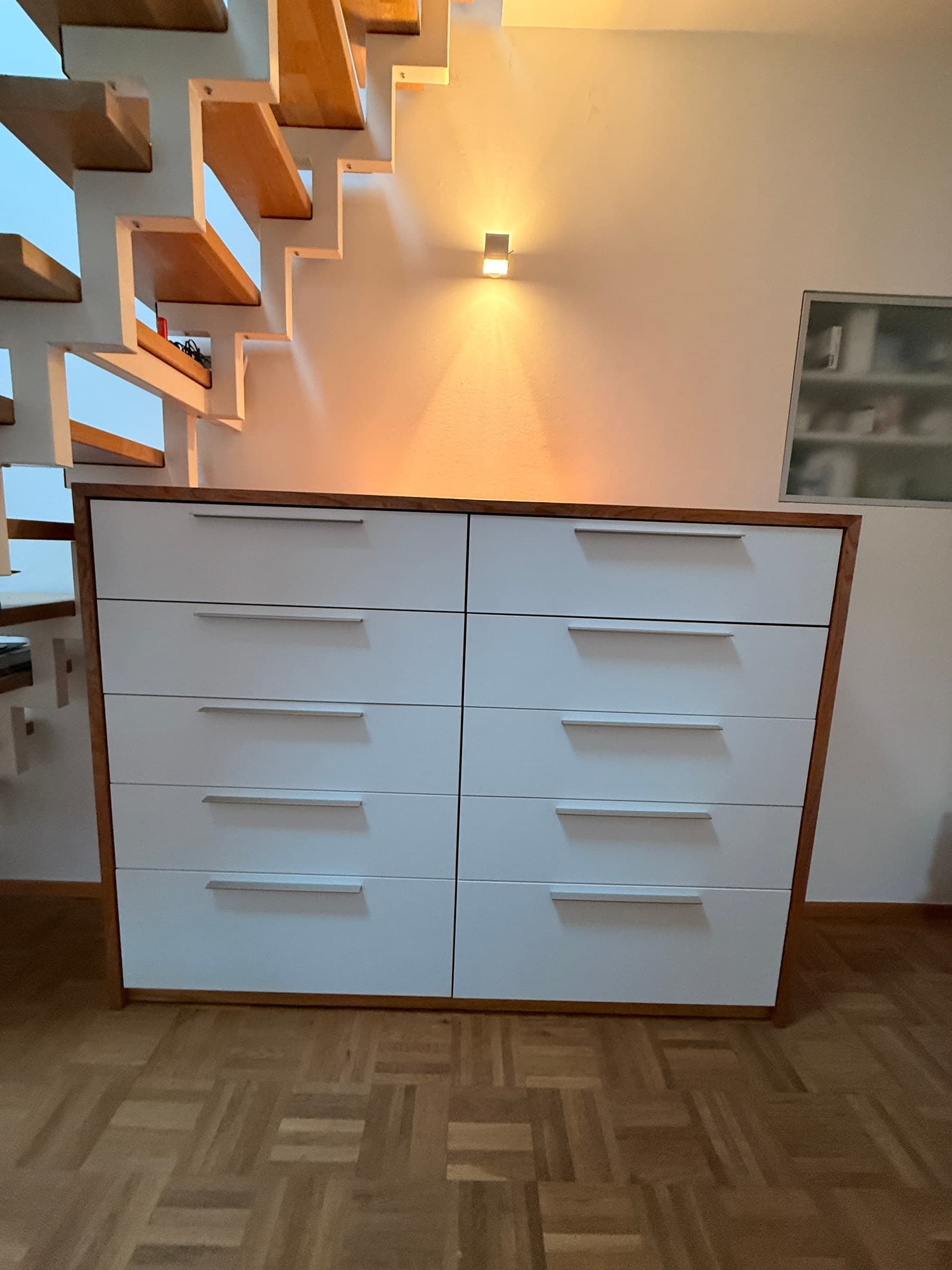 Kommode mit Ulme-Rahmen — Projekt Edingen-Neckarhausen — Detail 7