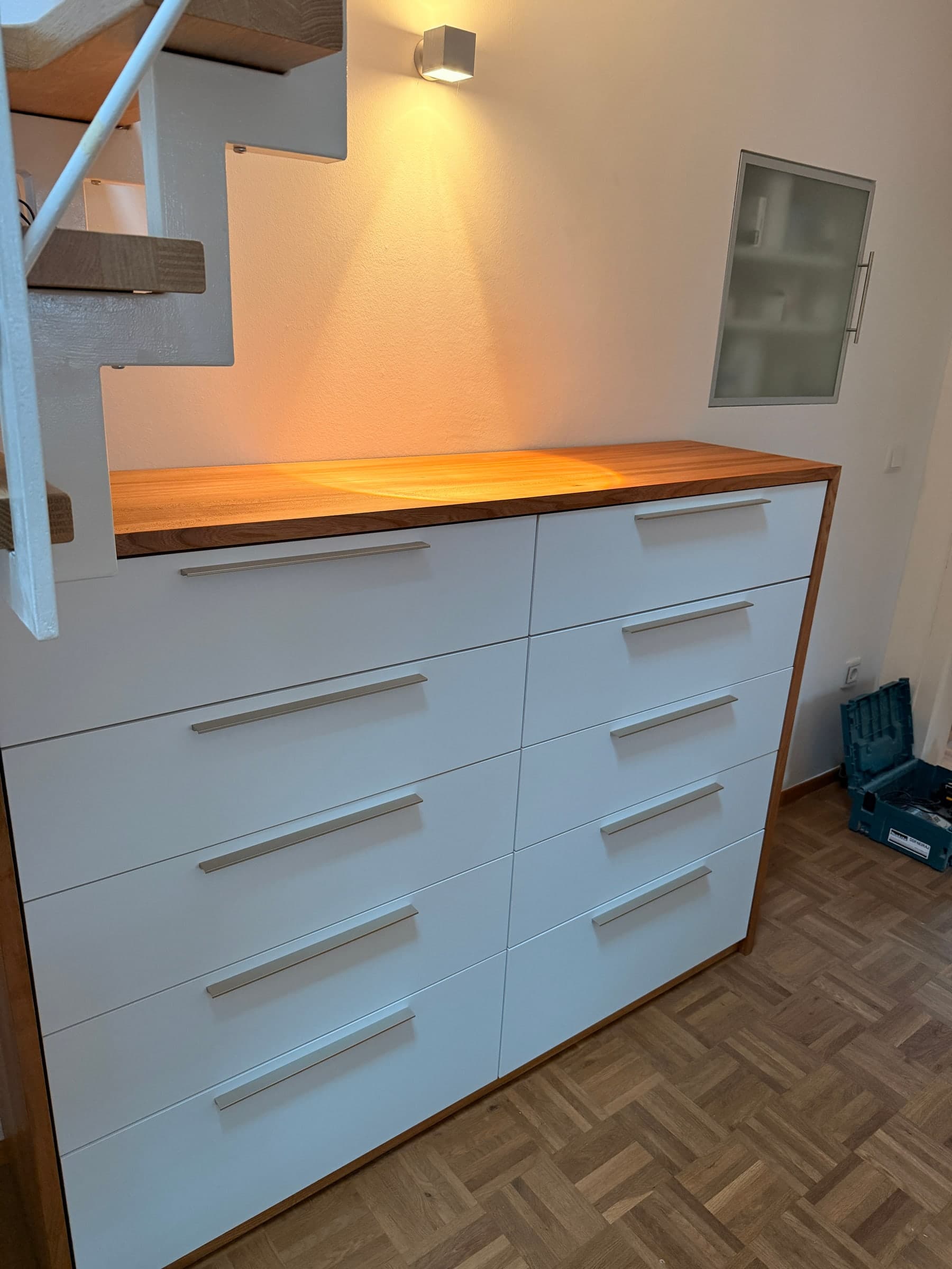 Kommode mit Ulme-Rahmen — Projekt Edingen-Neckarhausen — Detail 8