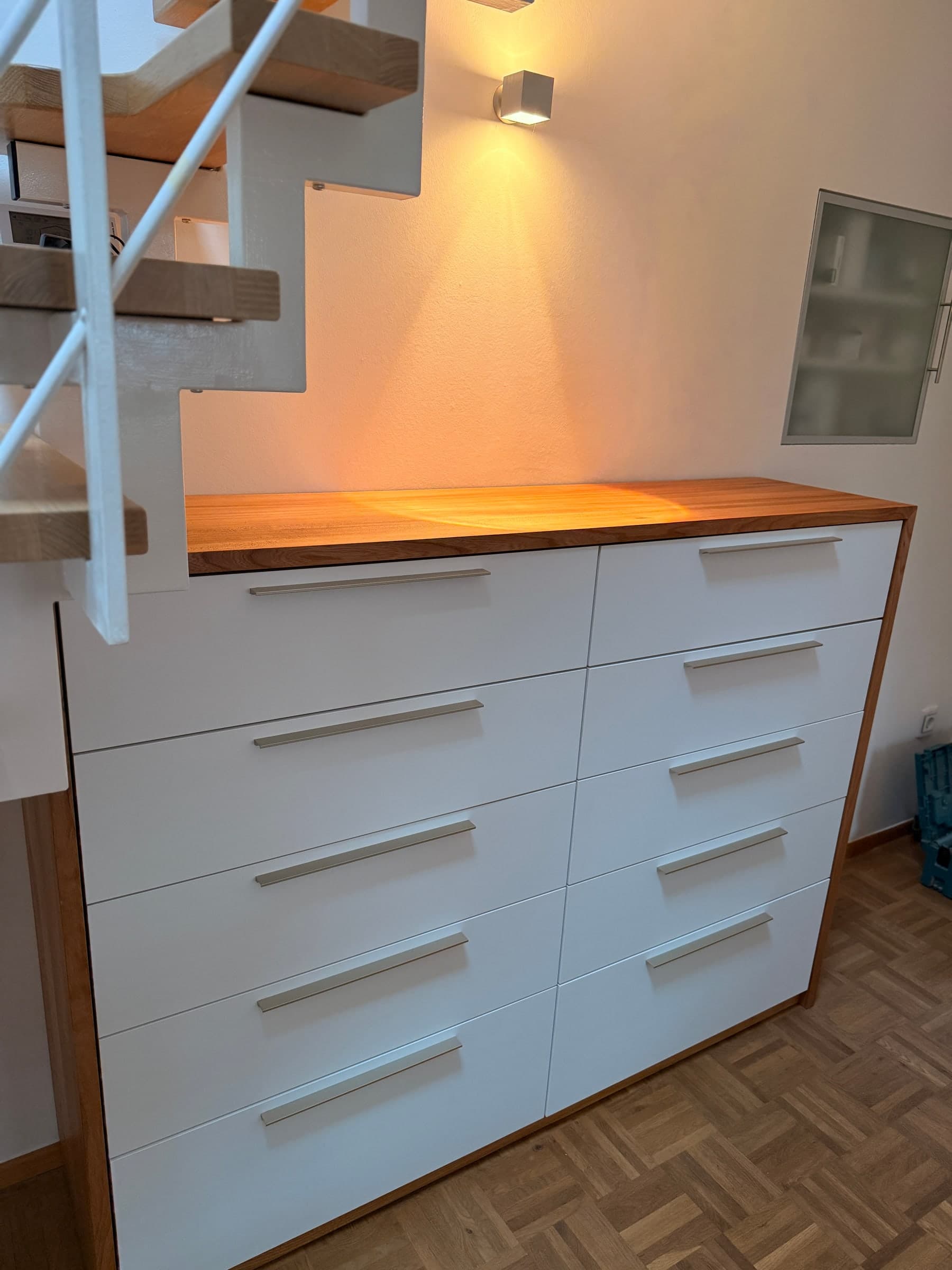 Kommode mit Ulme-Rahmen — Projekt Edingen-Neckarhausen — Detail 9