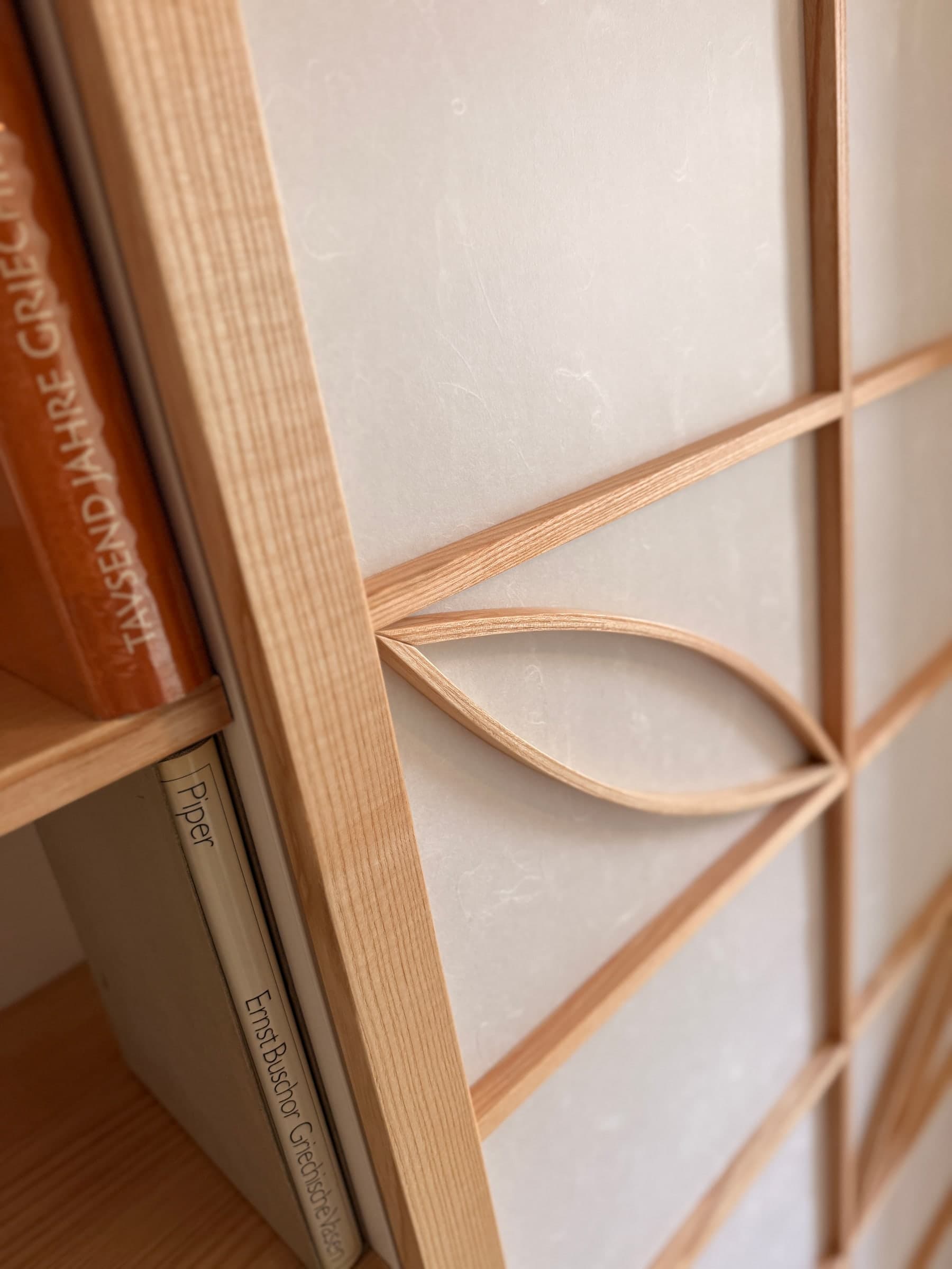 Shoji-Einbauschrank aus Ahorn — Projekt Schriesheim — Detail 3