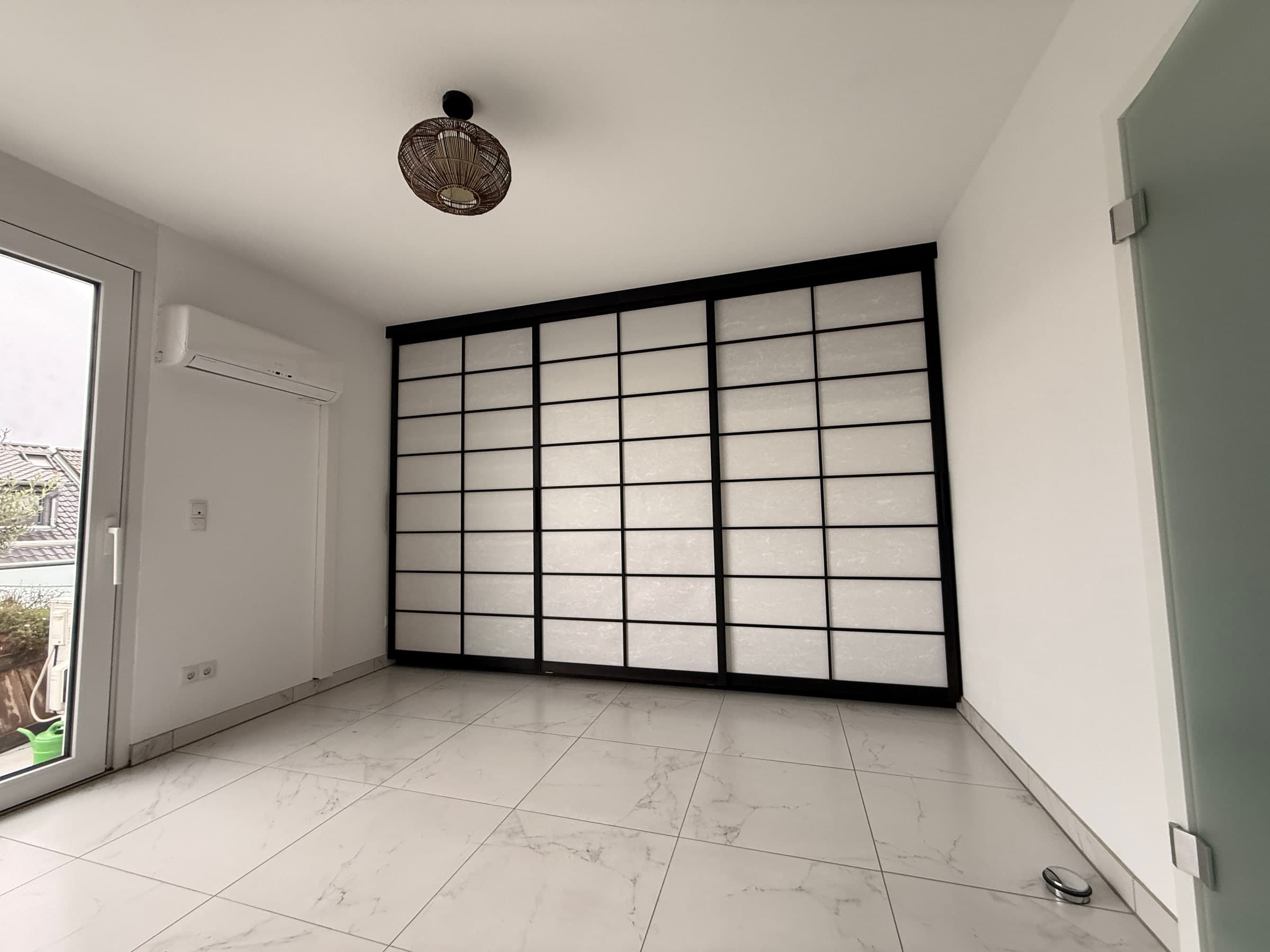 Shoji-Garderobenschrank aus Räuchereiche — Werkstatt-Projekt — Detail 7