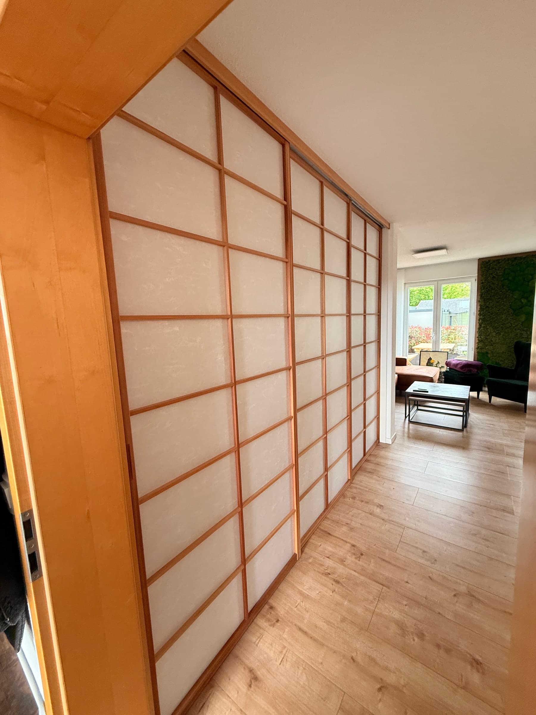 Shoji-Schiebewand aus Zeder — Projekt Maxdorf — Detail 8